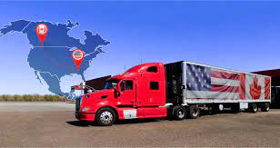 Truck in service bay